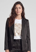 Load image into Gallery viewer, Marc Aurel Black Blazer with Contrasting Cuffs