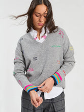 Load image into Gallery viewer, Vilagallo Palabras Sweater in Grey