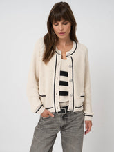 Load image into Gallery viewer, Repeat Cotton Twinset in Ivory/Black