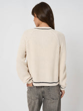 Load image into Gallery viewer, Repeat Cotton Twinset in Ivory/Black