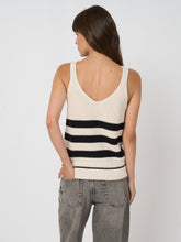 Load image into Gallery viewer, Repeat Cotton Twinset in Ivory/Black