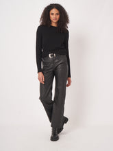 Load image into Gallery viewer, Repeat Slim-Fit Wool Blend Sweater in Black