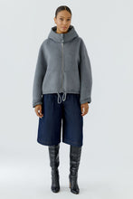 Load image into Gallery viewer, Oui Hooded Jacketin Grey