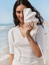 Load image into Gallery viewer, Sita Murt Cape Sleeve Sweater in Ivory