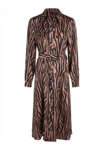 Load image into Gallery viewer, Marc Aurel Zebra Print Midi Dress
