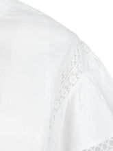 Load image into Gallery viewer, Twinset Lace Trimmed Blouse in White