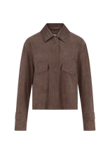Load image into Gallery viewer, Riani Suede Jacket in Ash