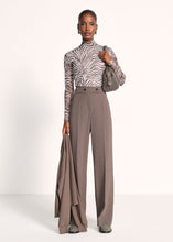 Load image into Gallery viewer, Riani Mesh Top in Oat Patterned