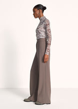 Load image into Gallery viewer, Riani Mesh Top in Oat Patterned