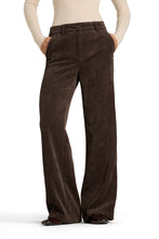 Load image into Gallery viewer, Cambio Amelie Corduroy Pants in Dark Ebony