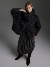 Load image into Gallery viewer, Molliollo Ona Woven Mix Jacket in Ash