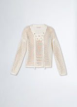 Load image into Gallery viewer, LIU JO Crochet Sweater in Bianco
