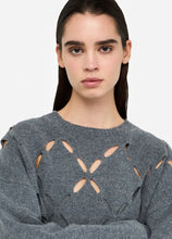 Load image into Gallery viewer, LIU JO Cutout Sweater in Grey