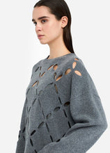 Load image into Gallery viewer, LIU JO Cutout Sweater in Grey