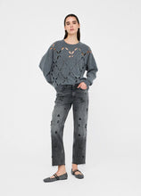 Load image into Gallery viewer, LIU JO Cutout Sweater in Grey