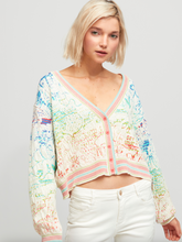 Load image into Gallery viewer, Aldo Martins Kyoto Reversible Cardigan in Ivory Multi

