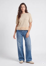Load image into Gallery viewer, Marc Aurel Fur Trimmed Sweater in Light Beige
