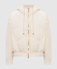 Load image into Gallery viewer, Twinset Bomber Jacket in Ivory