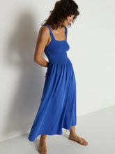 Load image into Gallery viewer, Nation Adeline Midi Dress in Lapis