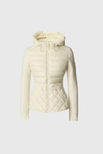 Load image into Gallery viewer, Mackage Agatha Quilted Mixed Media Jacket in Cream