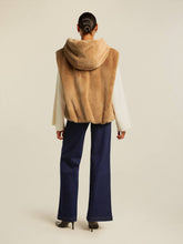 Load image into Gallery viewer, Beaumont Anjana Faux Fur Vest in Dark Camel
