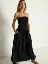 Load image into Gallery viewer, Nation Anya Tube Dress in Black