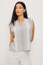 Load image into Gallery viewer, Rails Arlene Top in Striped Eyelet