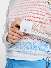 Load image into Gallery viewer, Marc Cain Mesh Top in White