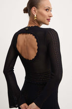 Load image into Gallery viewer, Twinset Cut-Out-Detail Dress in Black