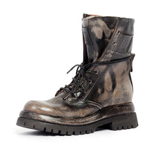 Load image into Gallery viewer, A.S.98 Leather Boots in Black/Grey