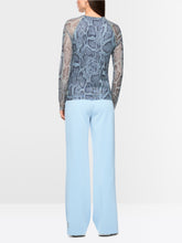 Load image into Gallery viewer, Marc Cain Mesh Top in Niagara Mist