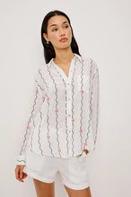 Load image into Gallery viewer, Rails Charli Shirt in Striped Seashells