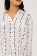 Load image into Gallery viewer, Rails Charli Shirt in Striped Seashells