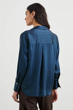 Load image into Gallery viewer, Rails Dorian Silk Shirt in Twilight Stripe
