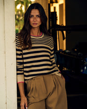 Load image into Gallery viewer, Lisa Todd Stripe Idol Sweater in Sable/Black