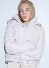 Load image into Gallery viewer, LIU JO Printed Nylon Jacket in Off White