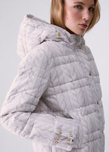 Load image into Gallery viewer, LIU JO Printed Nylon Jacket in Off White