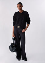 Load image into Gallery viewer, LIU JO Decorative Sweater in Black
