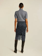 Load image into Gallery viewer, Beaumont Alina Lace Skirt in Off Black