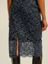 Load image into Gallery viewer, Beaumont Alina Lace Skirt in Off Black