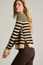 Load image into Gallery viewer, Lisa Todd Stripe Idol Sweater in Sable/Black