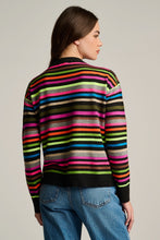 Load image into Gallery viewer, Lisa Todd Hype The Stripe Sweater in Black Multi
