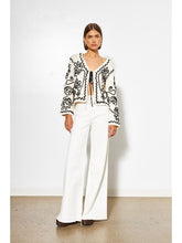 Load image into Gallery viewer, Line The Label Sable Cardigan in Abstract Garden