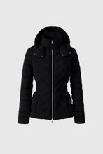 Load image into Gallery viewer, Mackage Idalee Light Down Hooded Jacket in Black