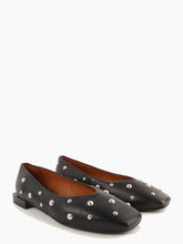 Load image into Gallery viewer, Angel Alarcon Emery Studded Flats in Black