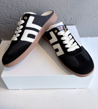Load image into Gallery viewer, Back 70 Easter Backless Sneakers in Black & White