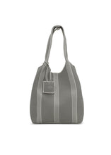 Load image into Gallery viewer, Ilse Jacobsen KNITTY01 Shopper Bag in Cream/Black