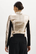 Load image into Gallery viewer, LAMARQUE Chapin Reversible Leather Jacket in Black/Rose Gold
