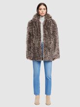 Load image into Gallery viewer, HiSO Milky Way Reversible Shearling Jacket in Brown Ancient Napa