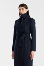 Load image into Gallery viewer, Mackage Norita-ZZ 2 in 1 Double Face Wool Coat in Marine